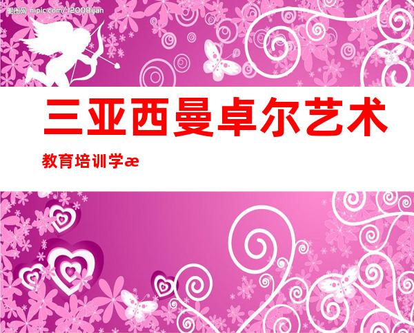 三亚西曼卓尔艺术教育培训学校有限公司