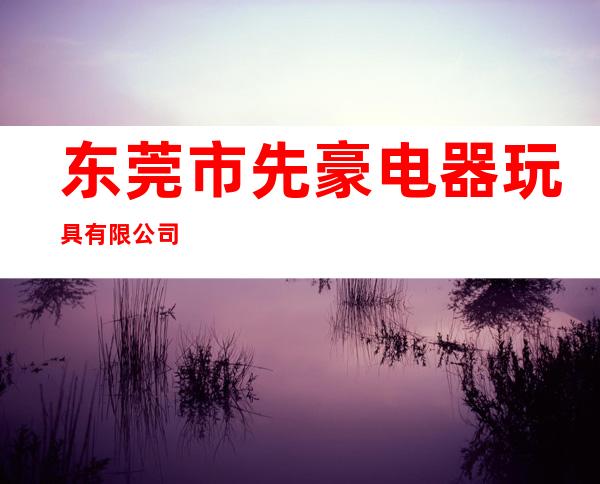 东莞市先豪电器玩具有限公司