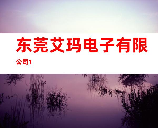 东莞艾玛电子有限公司1