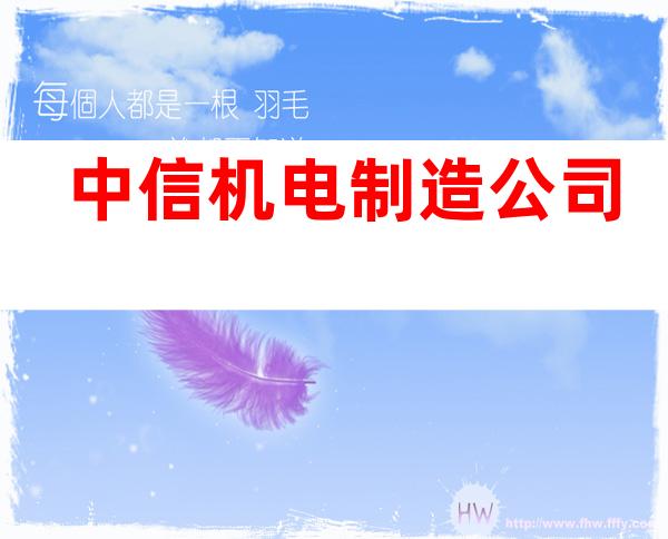 中信机电制造公司