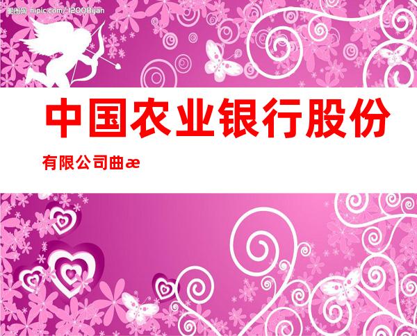 中国农业银行股份有限公司曲松堆随营业所