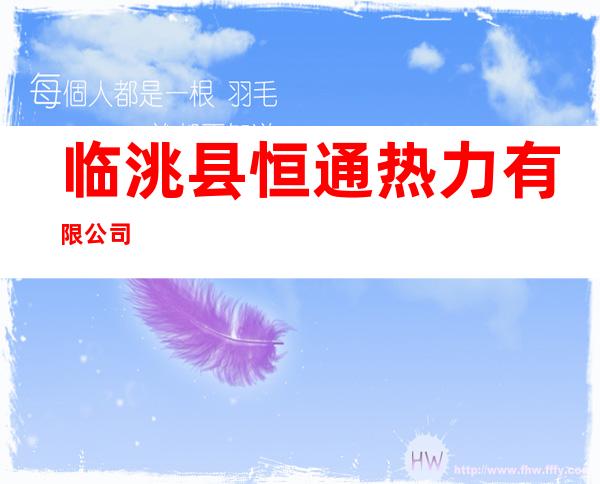 临洮县恒通热力有限公司