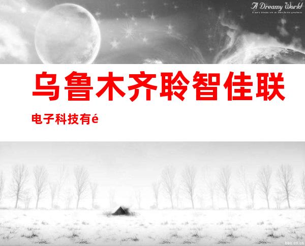 乌鲁木齐聆智佳联电子科技有限公司