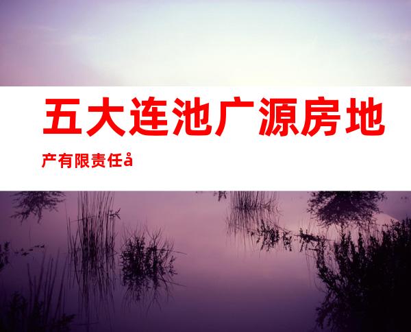 五大连池广源房地产有限责任公司