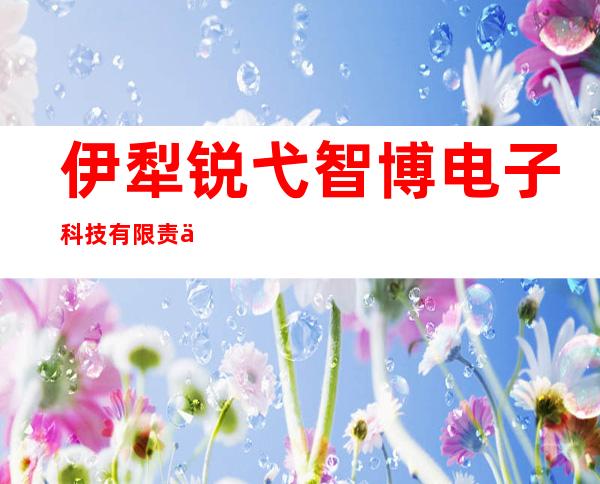 伊犁锐弋智博电子科技有限责任公司