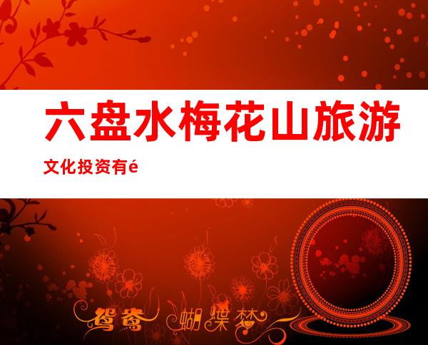 六盘水梅花山旅游文化投资有限公司