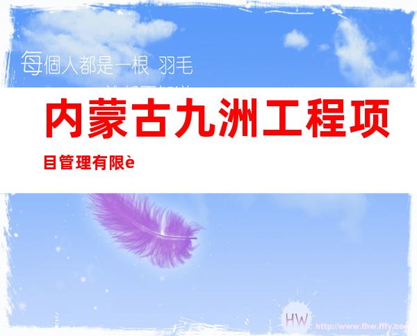 内蒙古九洲工程项目管理有限责任公司