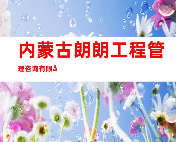 内蒙古朗朗工程管理咨询有限公司