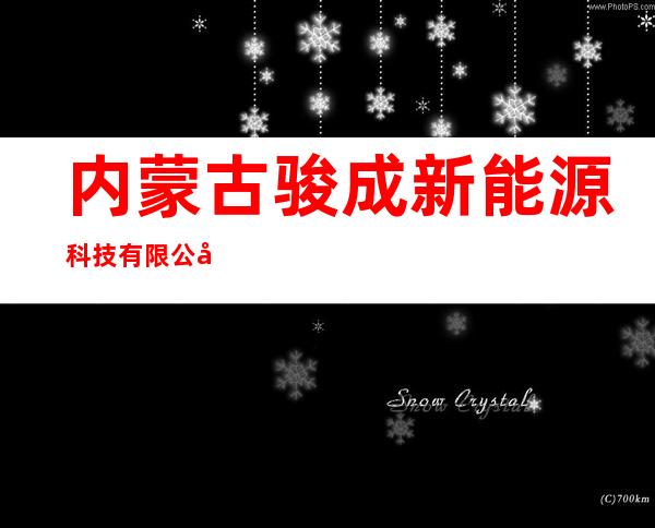 内蒙古骏成新能源科技有限公司