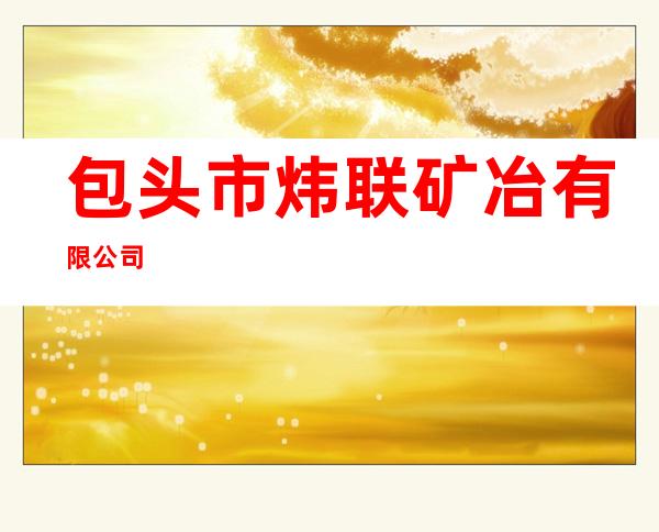 包头市炜联矿冶有限公司