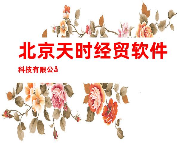 北京天时经贸软件科技有限公司