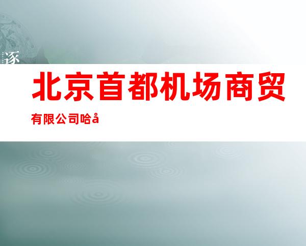 北京首都机场商贸有限公司哈尔滨分公司