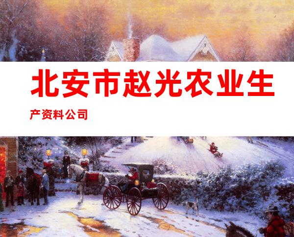 北安市赵光农业生产资料公司