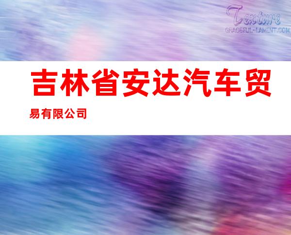 吉林省安达汽车贸易有限公司