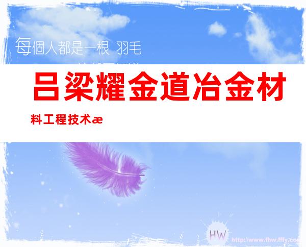 吕梁耀金道冶金材料工程技术有限公司