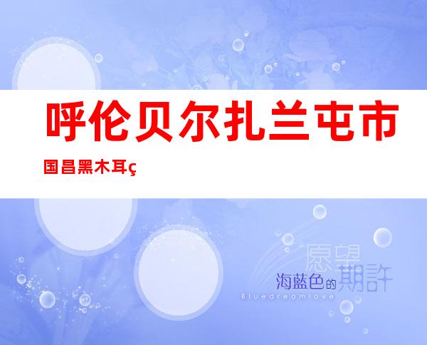 呼伦贝尔扎兰屯市国昌黑木耳种植农民专业合作社