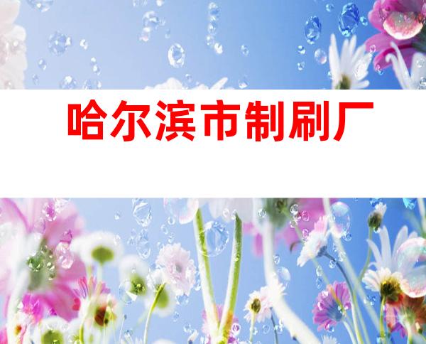 哈尔滨市制刷厂