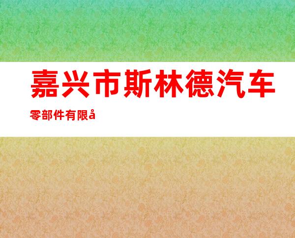 嘉兴市斯林德汽车零部件有限公司