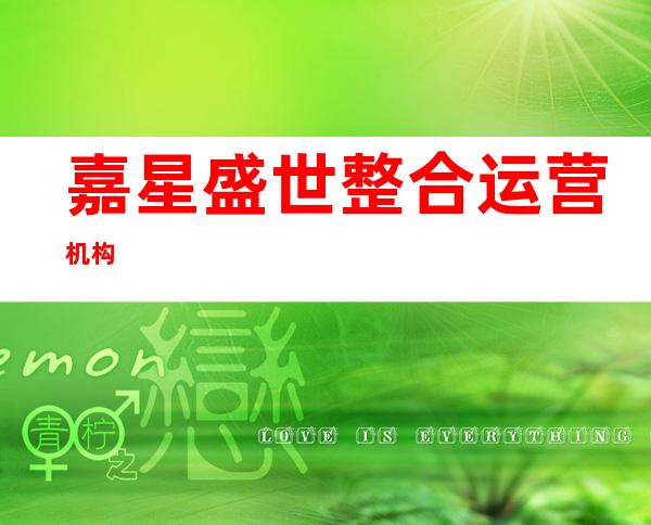 嘉星盛世整合运营机构