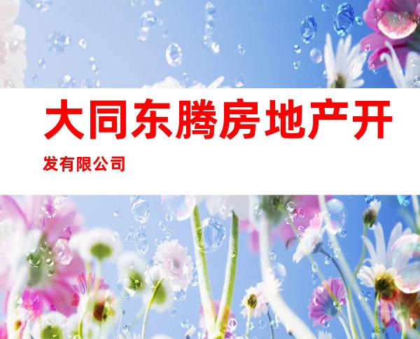 大同东腾房地产开发有限公司