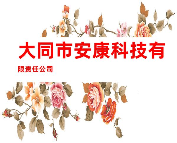 大同市安康科技有限责任公司