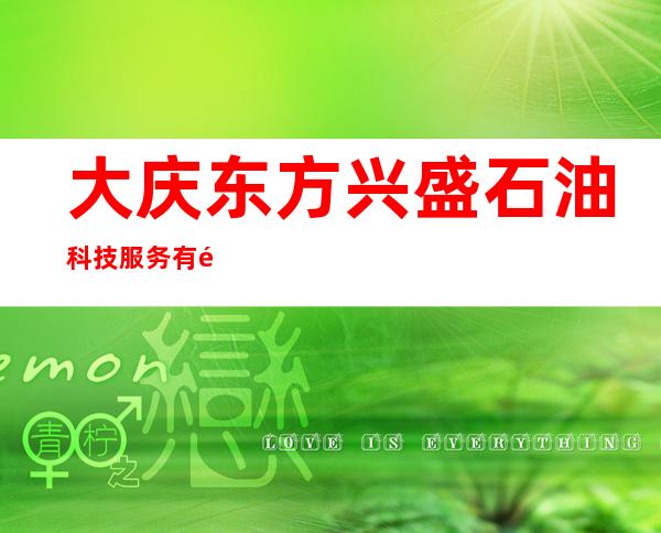 大庆东方兴盛石油科技服务有限公司
