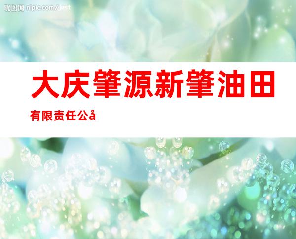 大庆肇源新肇油田有限责任公司