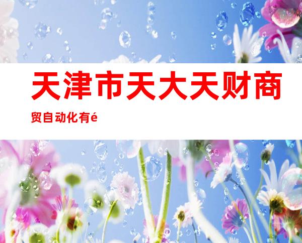 天津市天大天财商贸自动化有限公司北京分公司