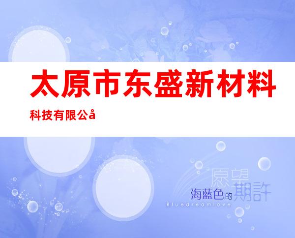 太原市东盛新材料科技有限公司