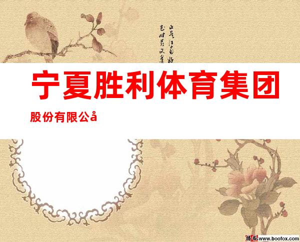 宁夏胜利体育集团股份有限公司国贸运动城