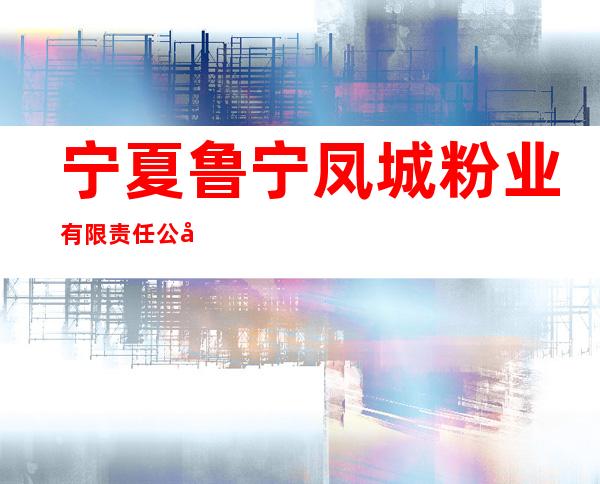宁夏鲁宁凤城粉业有限责任公司