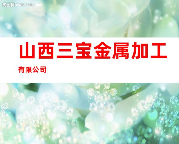 山西三宝金属加工有限公司