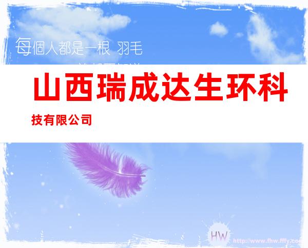 山西瑞成达生环科技有限公司
