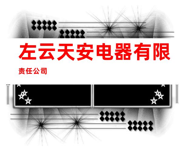 左云天安电器有限责任公司