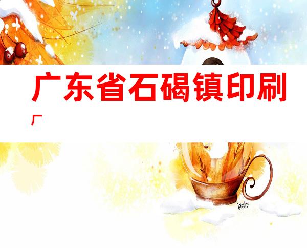 广东省石碣镇印刷厂
