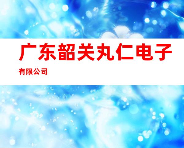 广东韶关丸仁电子有限公司