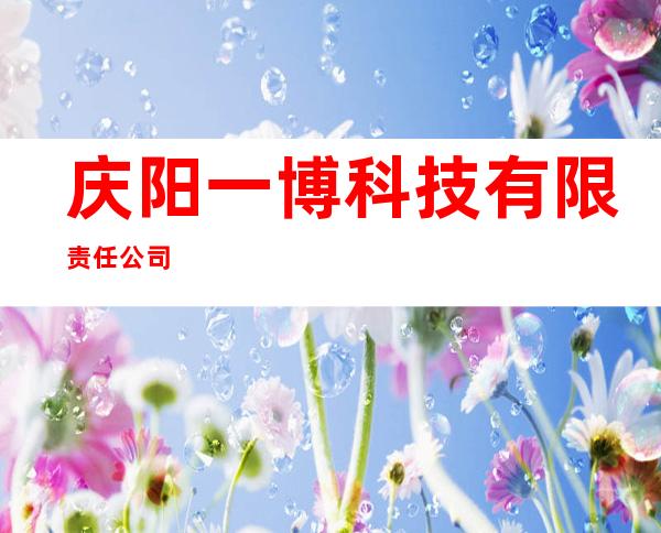 庆阳一博科技有限责任公司