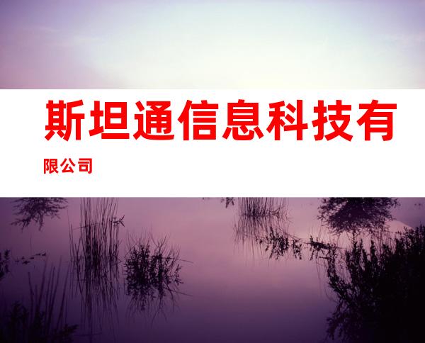 斯坦通信息科技有限公司