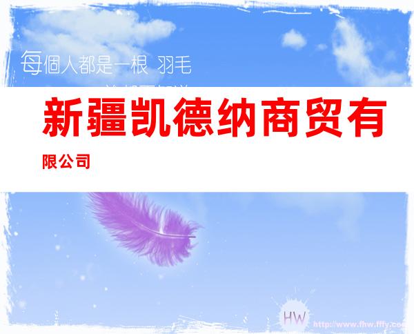 新疆凯德纳商贸有限公司