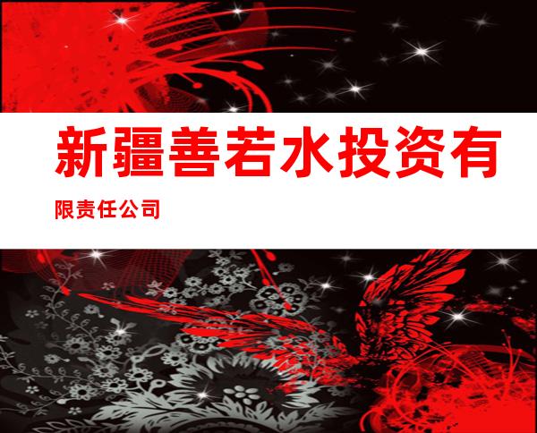 新疆善若水投资有限责任公司