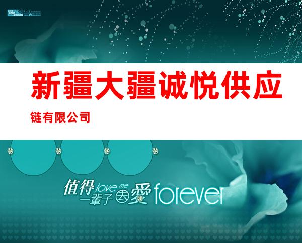 新疆大疆诚悦供应链有限公司