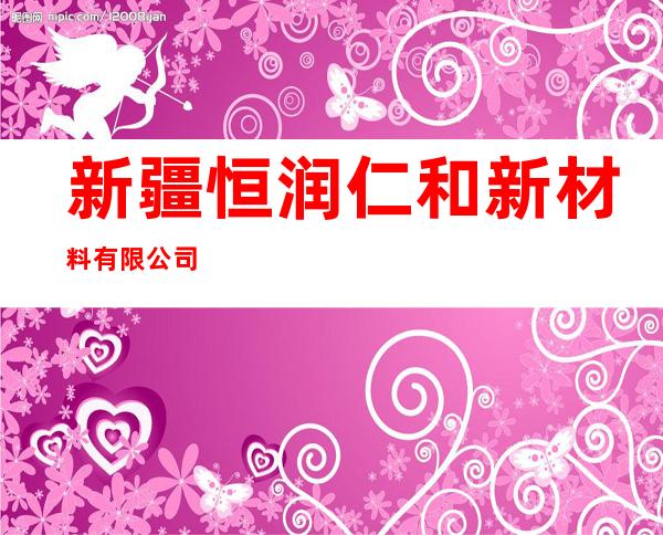 新疆恒润仁和新材料有限公司