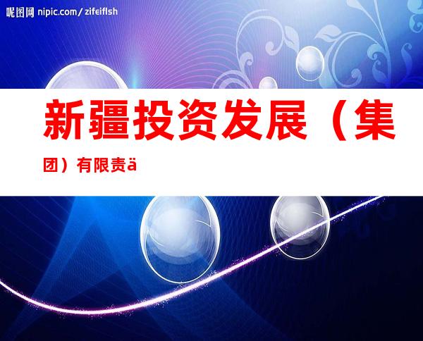 新疆投资发展(集团)有限责任公司