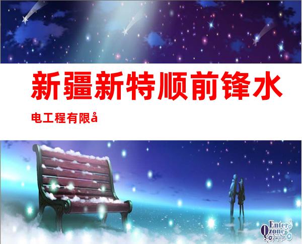 新疆新特顺前锋水电工程有限公司