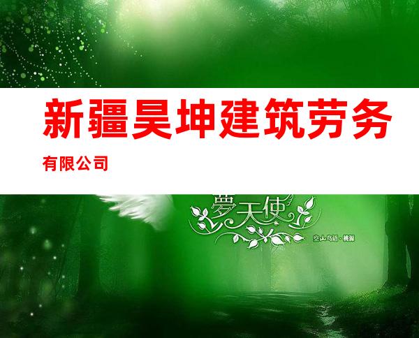 新疆昊坤建筑劳务有限公司