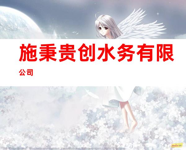 施秉贵创水务有限公司