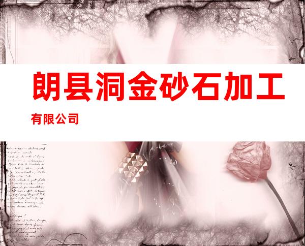 朗县洞金砂石加工有限公司