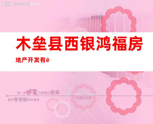 木垒县西银鸿福房地产开发有限公司