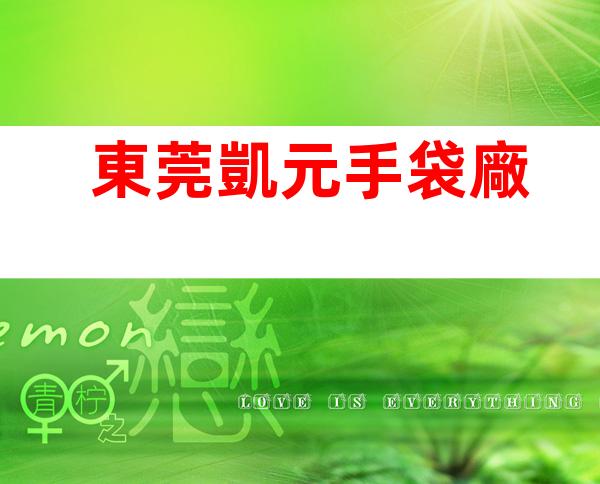 東莞凱元手袋廠