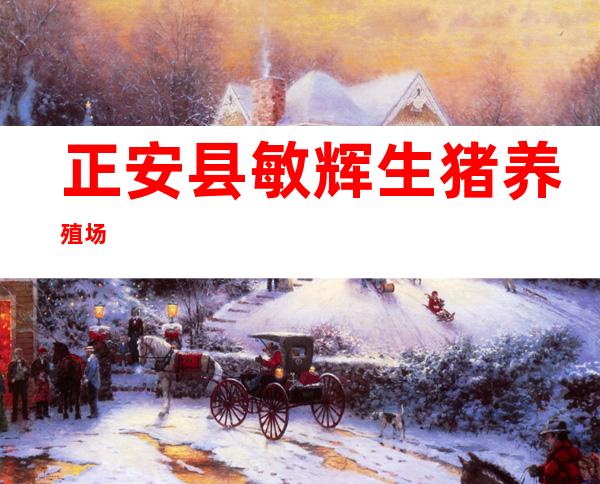 正安县敏辉生猪养殖场